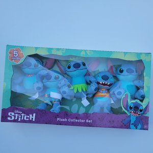 Stitch Plush Collector Set 5 Pieces Blue